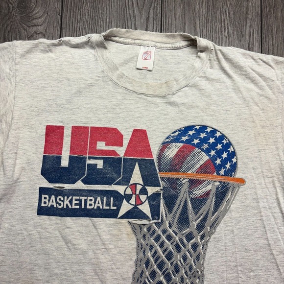 Vintage USA 1992 Olympic Basketball Dream Team Embroidered Large Olympics - Picture 2 of 11
